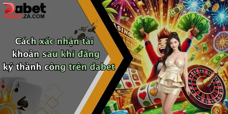 Cách xác nhận tài khoản sau khi đăng ký thành công trên dabet