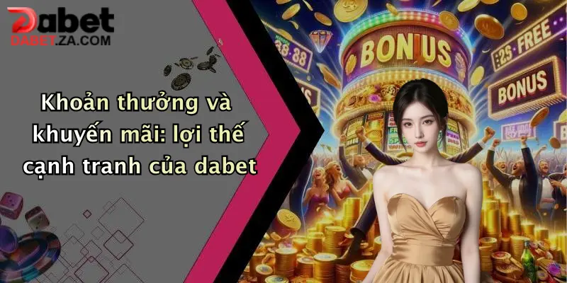 Khoản thưởng và khuyến mãi: lợi thế cạnh tranh của dabet