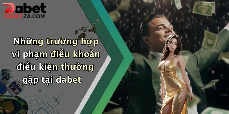 Những trường hợp vi phạm điều khoản điều kiện thường gặp tại dabet